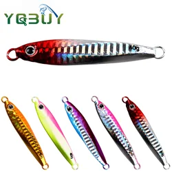10g-60g Fishing Metal Jigging Lure Sea Fishing Lures Slow Jig Artificial Fishing Bait