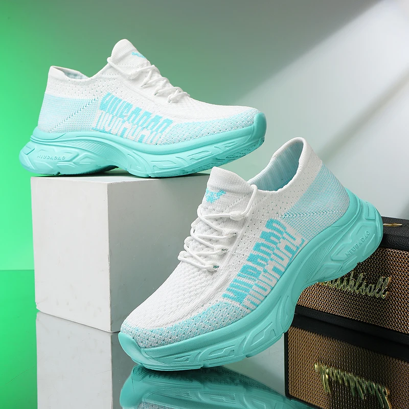 Unisex Elastic Sock Walking Sneakers Non Slip Soft Thick Sole Casual Sports Shoes for Men Women Daily Walking 266019