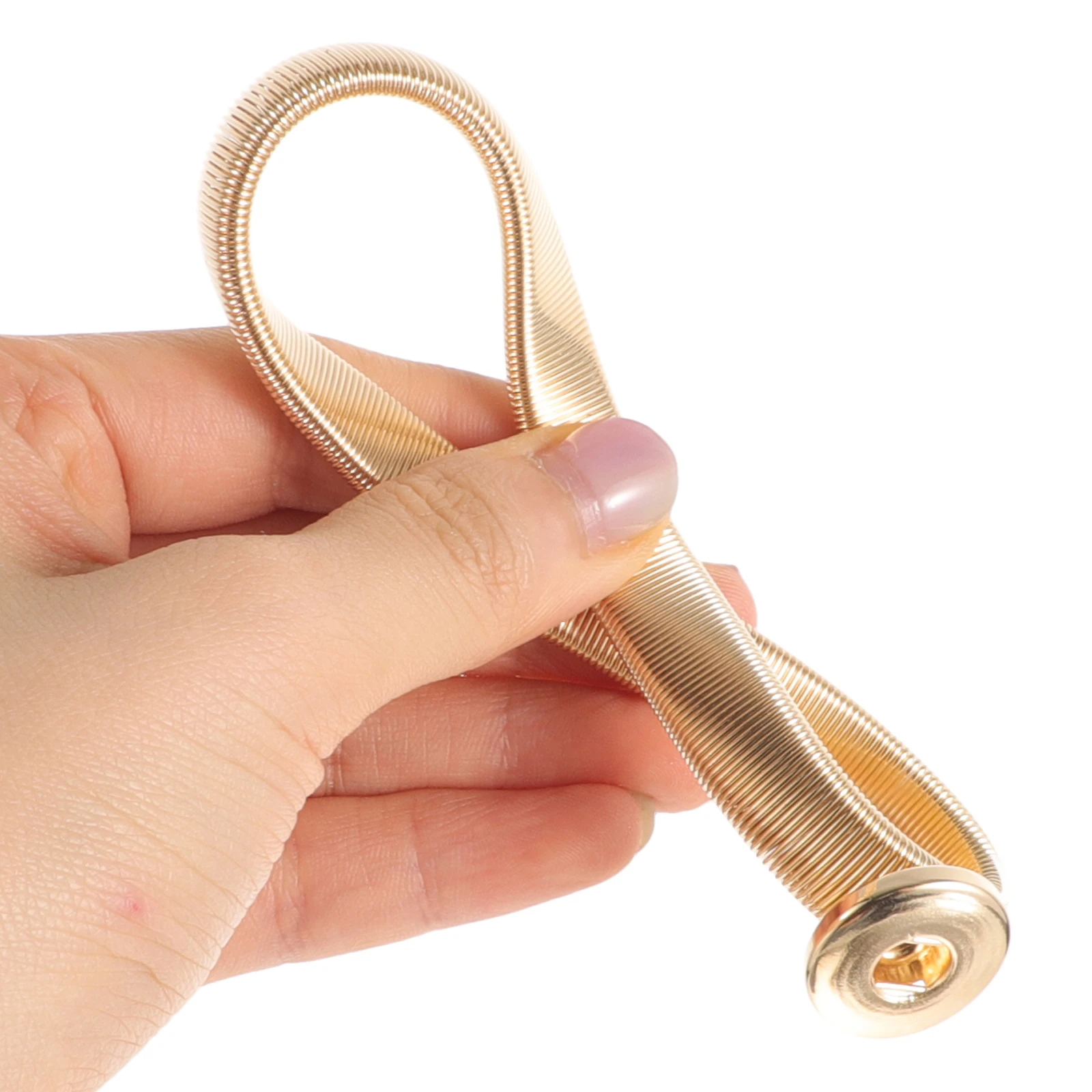

2Pcs Spring Armb Cuff Sleeve Garter Shirts Accessories for Men Elastic Arm B Golden Color