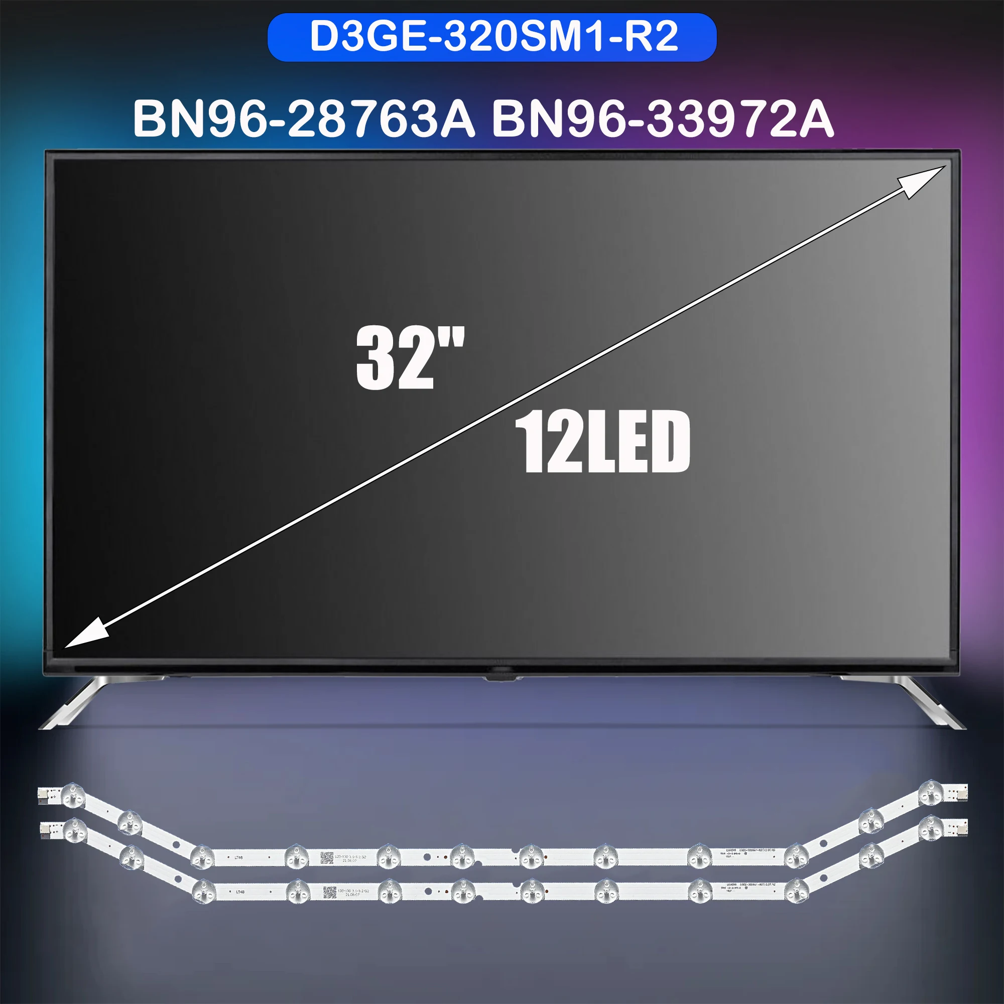 

Лента светодиодной подсветки для UE32H5303AW UN32EH5000F UE32EH5020W UE32EH5030W UE32EH5300K UE32EH5300P UE32EH5305K UE32EH5450W