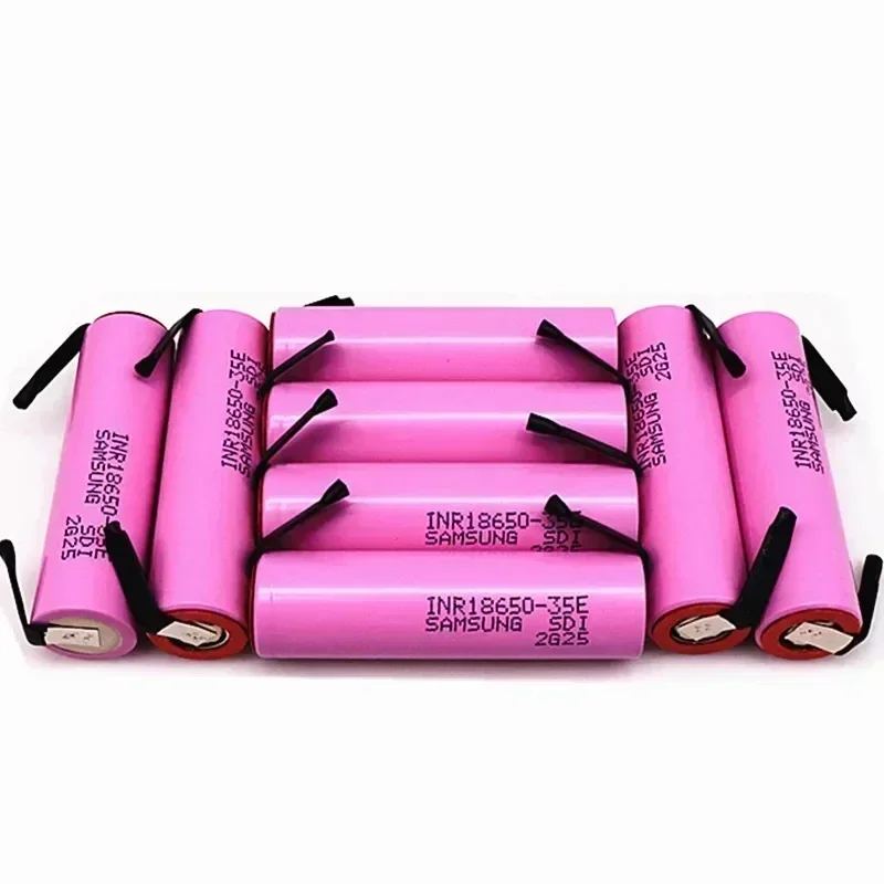 Battery 18650 Made In Korea 18650 3500mAh 20A Discharge INR18650 3.7v 18650 Battery 3.7v Rechargable Battery+DIY Nickel