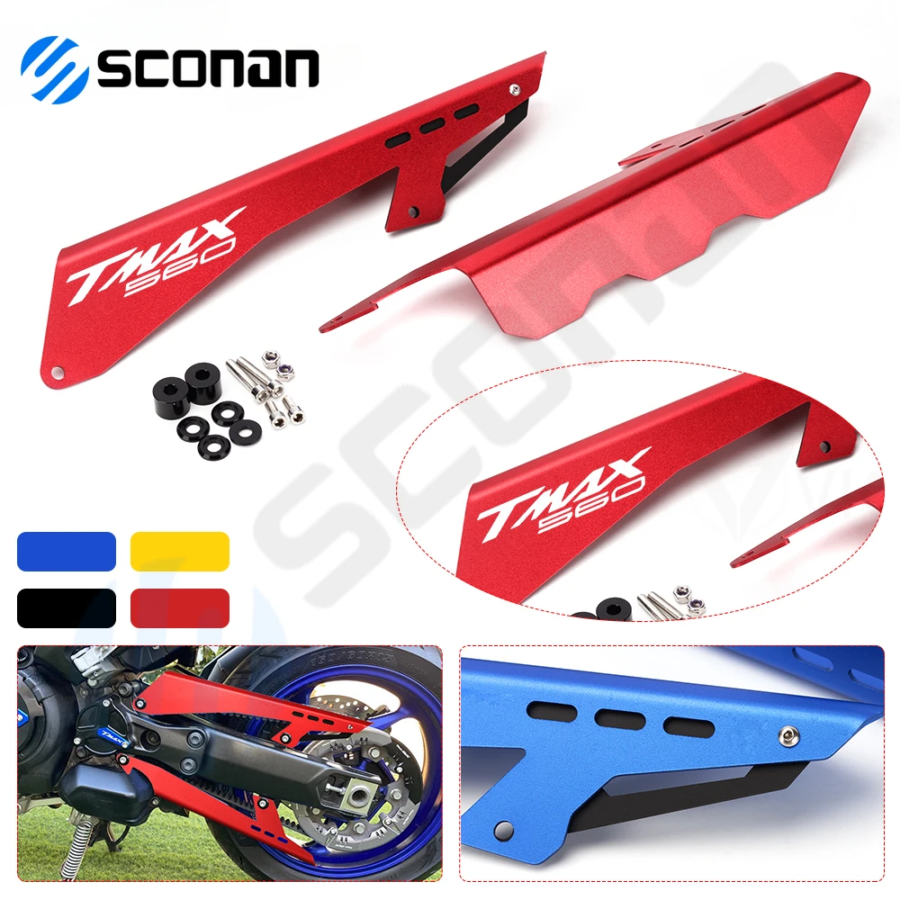 

For Yamaha T-MAX TMAX T MAX 530 560 TMAX530 TMAX560 2017 2018 2019 2020 2021 2022 2023 Motorcycle Chain Guard Cover Protector