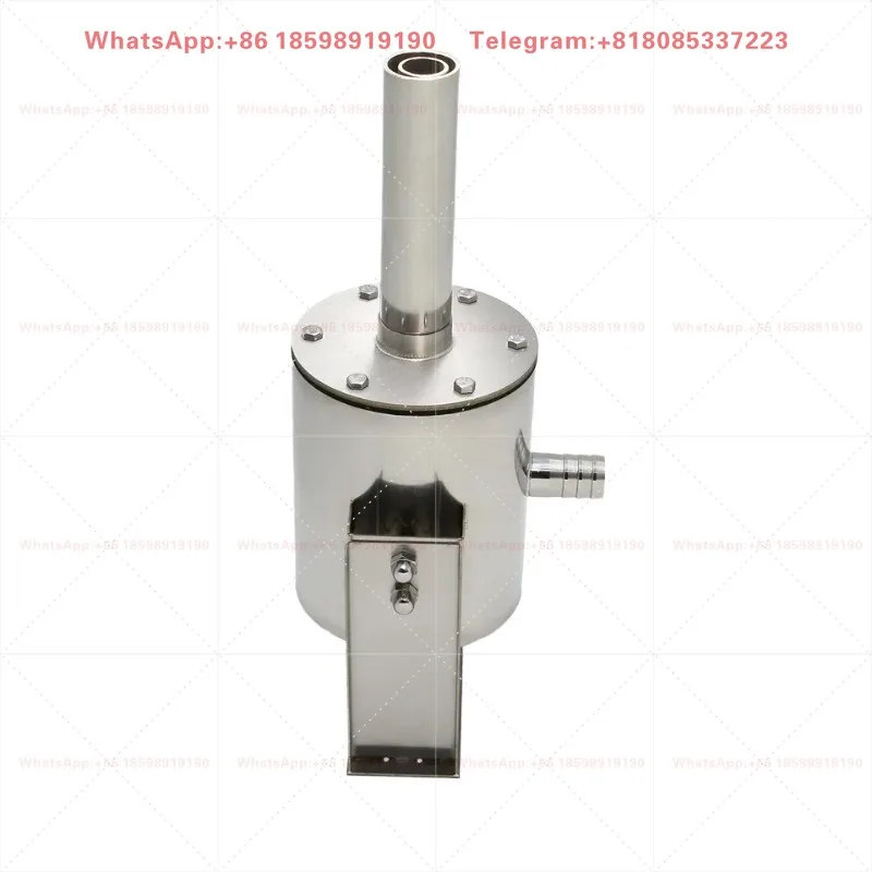 New Mini Stainless Steel Laminar Jumping Jet Fountain Nozzle Built-in RGB LED Light Dancing Water Feature