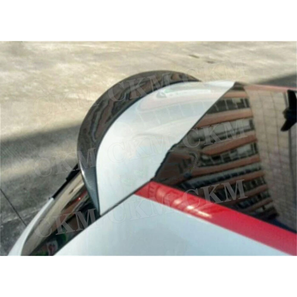 

CKMUUER Carbon Fiber Rear Roof Spoiler Trunk Boot Wings for VW Scirocco Base R 2009-2013 GTS 2013 2014 Spoiler Trims
