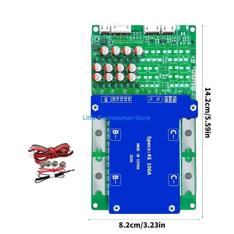 Batteriemanagementplatine für 4S LiFePO4 12V-Packs mit Balance M76A – Detail 6