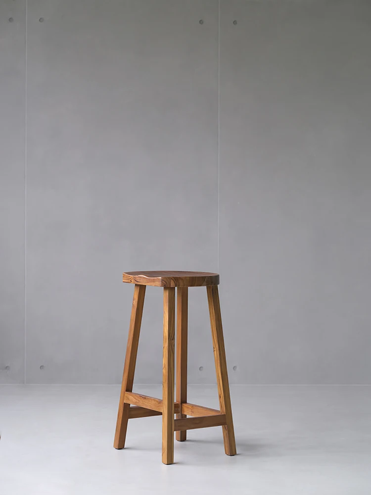 

Solid wood bar chair simple bar stool