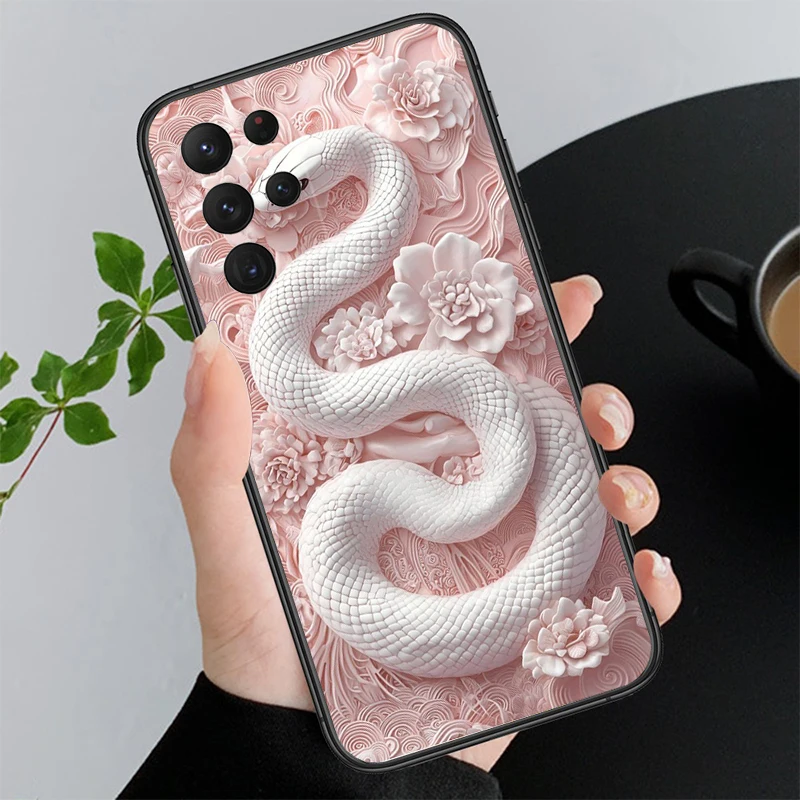 

Snake Art Funda Phone Case For Samsung A55 A16 A56 A36 A23 A35 A15 A53 A54 A33 A34 A25 A05S A52 A52S A14 A13 A71