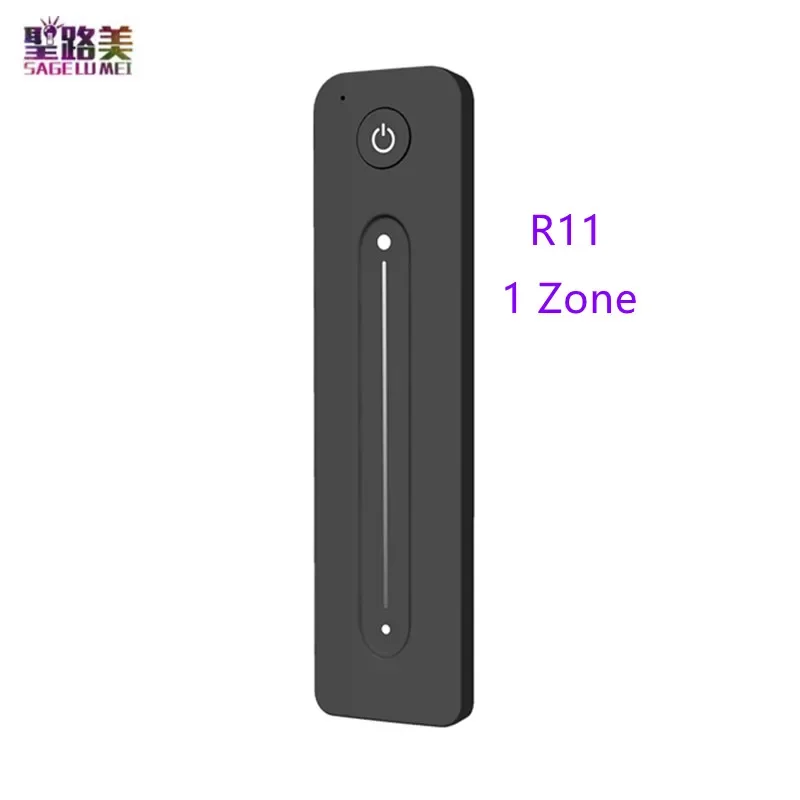 R11 1 Zone RF 2.4G Touch Slide Adjustment Remote Controller V1 1CH*8A CV Controller Push-Dim DC 5-36V For Single Color LED Strip