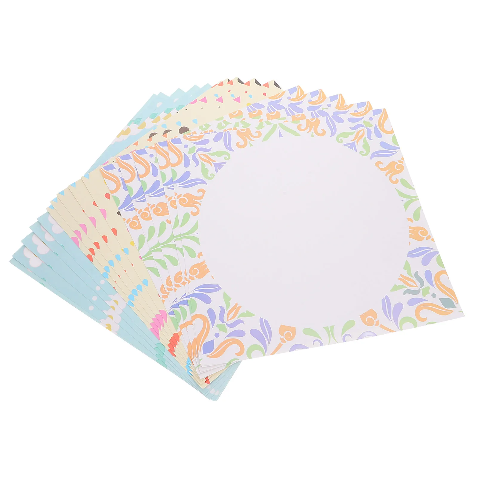 

15pcs Lace Card Paper 230g Thickened Drawing Writing Calligraphy Painting Vintage Decorative Artwork