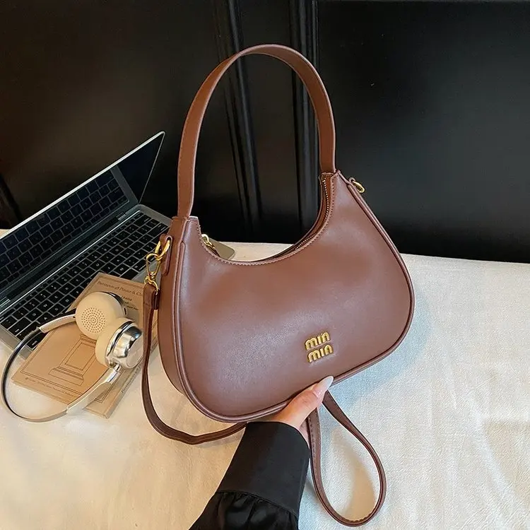 

‌ 2025 Новая осенняя сумка в форме полумесяца — кошелек-мессенджер с регулируемым ремешком, стильная сумка для пельменей для работы и покупок, легкий вес ‌