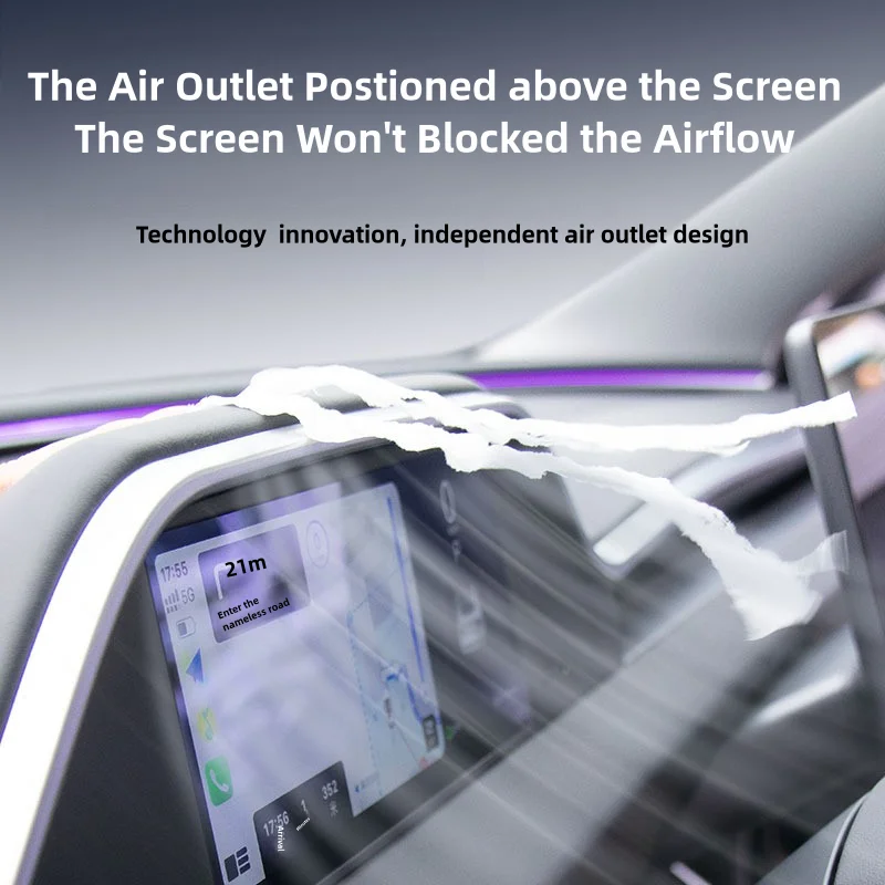 RTS 8.9 بوصة الذكية رئيس يصل عرض أداة العنقودية عرض ل تسلا نموذج 3 هايلاند نموذج Y العرعر مع Carplay #6