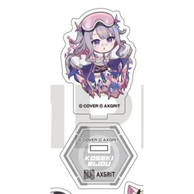 Hololive English Advent Lolive Vtuber Figures Inugami Korone Shirakami Fubuki Acrylic Stand Model Plate Keychains Desk Decor view 4