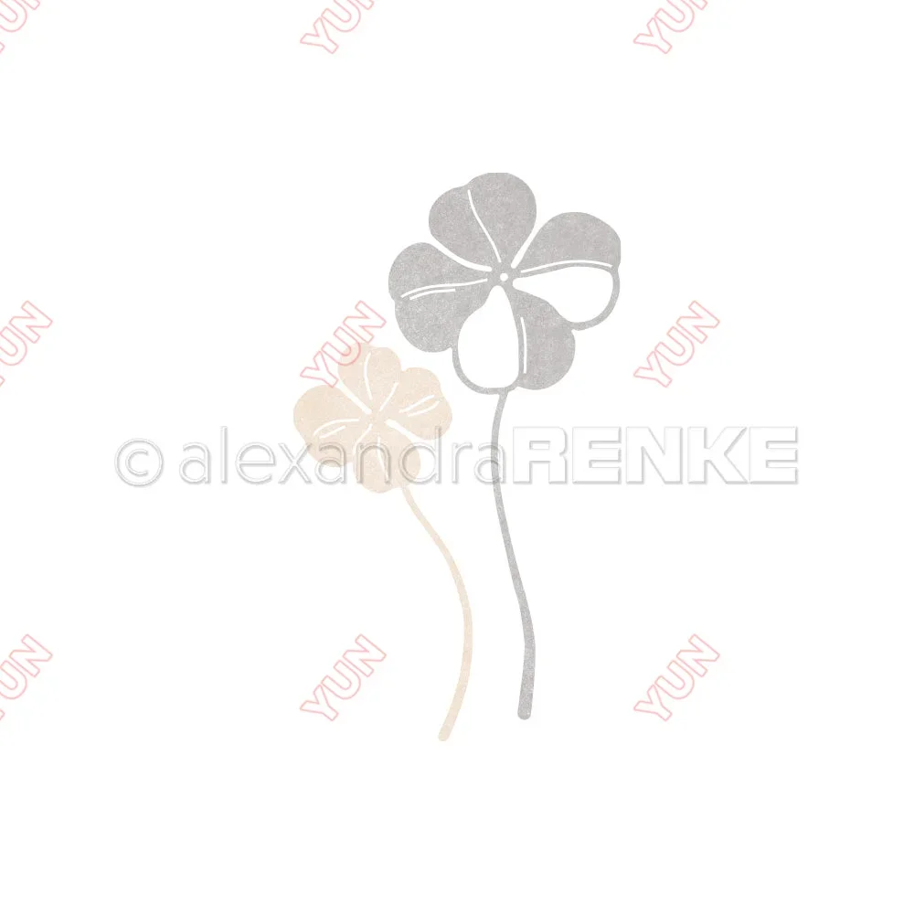 Lucky Four-Leaf Clover Butterfly Mushroom Cutting Dies and Embossing Knives Die Mold Stamps DIY Scrapbooking Card Flower Sticker