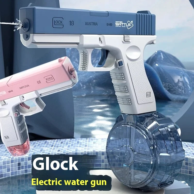 Summer Pool Beach Glock Water Guns Pistol Toy Squirt toy Guns Shooting Games Outdoors Toys Water Blaster Pistol For Kids Adult