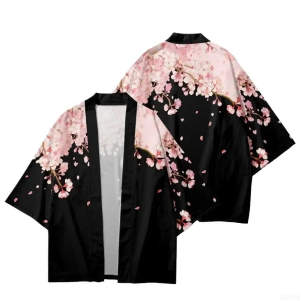 Traditional Chinese Kimono Cloak Clothing 3D Haori Print Japanese Cardigan Kimono Cardigan Outerwear Clothing