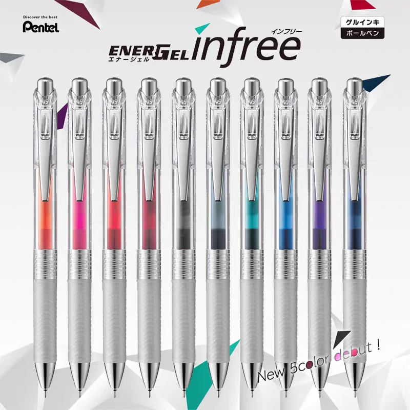 

1pc Pentel BLN75 EnerGel 0.5mm Ink Color Quick-drying Gel Pens Needle-Point Press Type Neutral Pen Smooth School Supplies