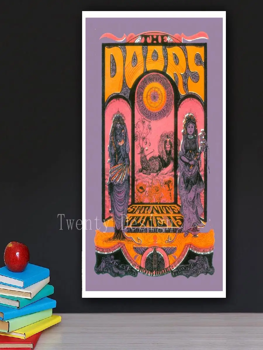 The Doors Singer Poster Canvas Decorative Art  Modern Wall Art Picture Print for Family Bedroom Decor