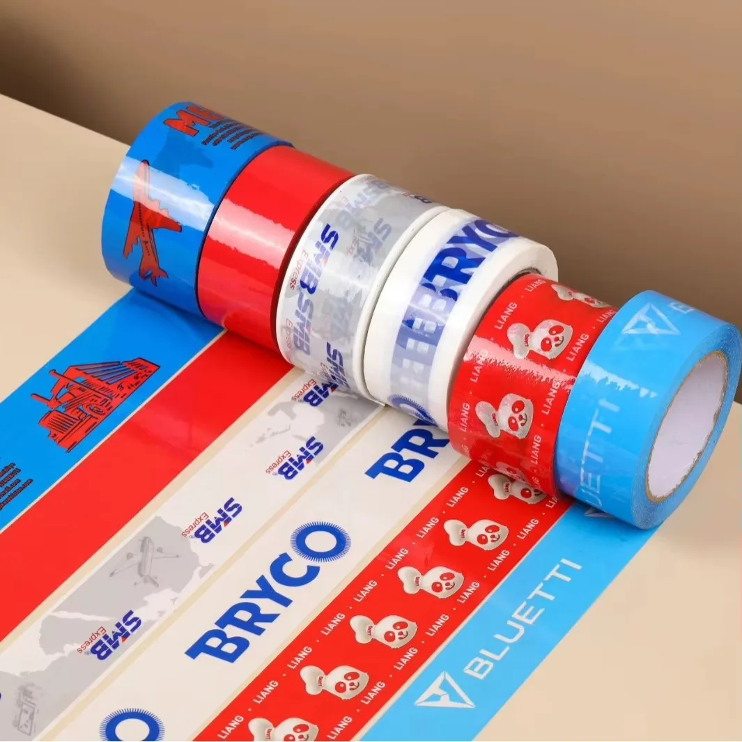 Personalized Strong Adhesive Printed Tape Roll Branded Tape Custom Packing Printed Adhesive Tape With Logo