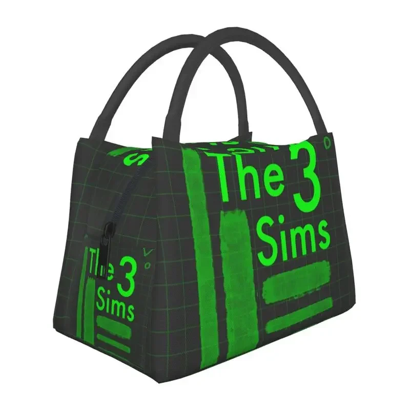 

The Sims Plumbob Portable Lunch Boxes for Women Multifunction Video Game Thermal Cooler Food Insulated Lunch Bag