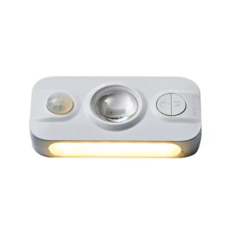 Motion Sensor Light LED USB Rechargeable Night Light for Kitchen Bedroom Stairs Hallway Wardrobe Cabinet Lighting 1PCS