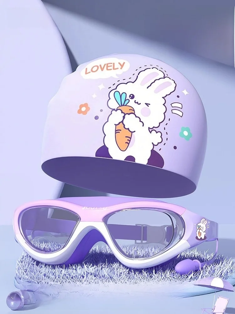 children's-swimming-goggles-diving-mask-anti-fog-high-definition-waterproof-silicone-strap-swimming-equipment-set-for-boys-an