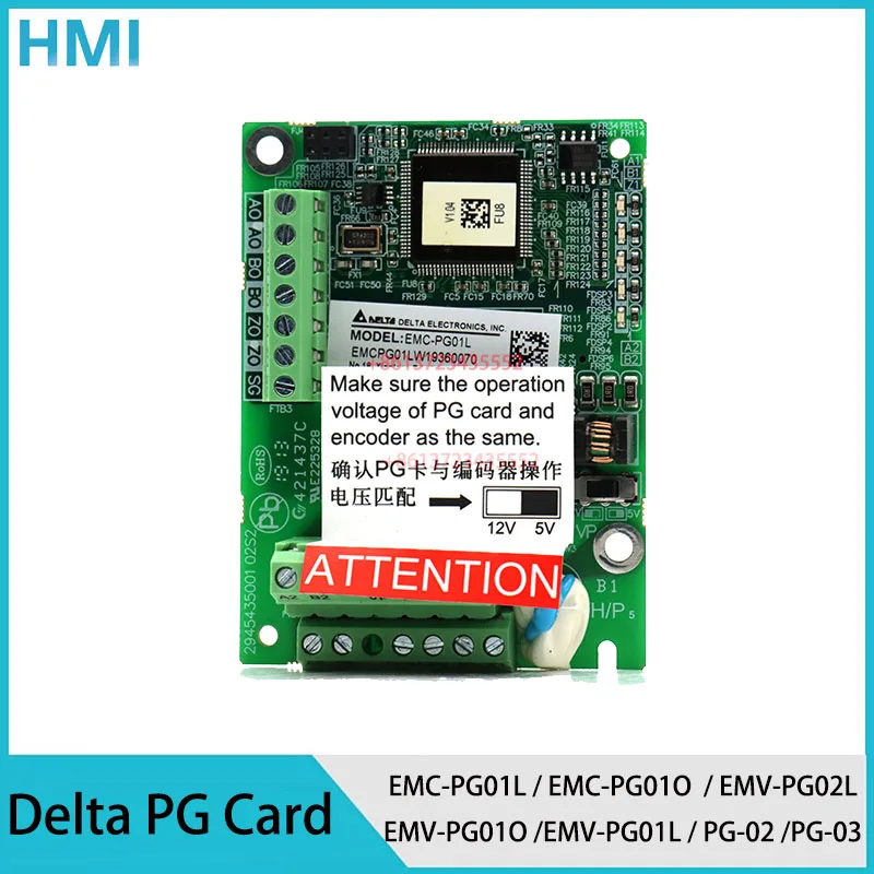 

Original Delta Inverter PG Card EMC-PG01L EMC-PG01O EMV-PG01L PG-02 PG-03 EMV-PG01O EMV-PG02L PG-04