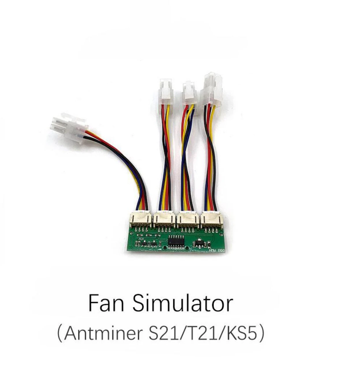 12V 4-in-1 Square 4Pin Fan Simulator Emulator Special For Antminer S21 S19kpro