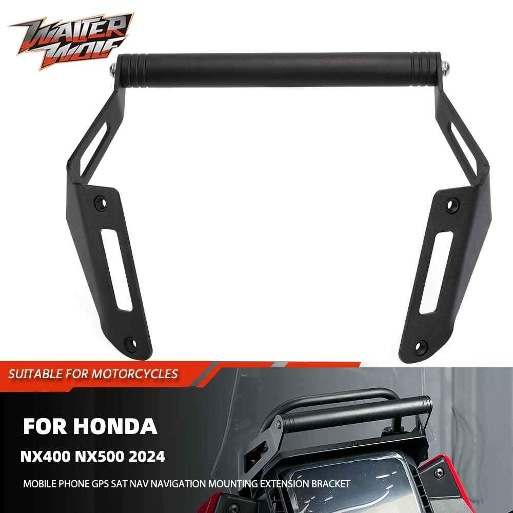 

2024 NX400 NX500 Motorycle Mobile Phone GPS Navigation Mobile Phone Sat Nav Mount Bracket For Honda NX 400 NX 500 22mm Handlebar