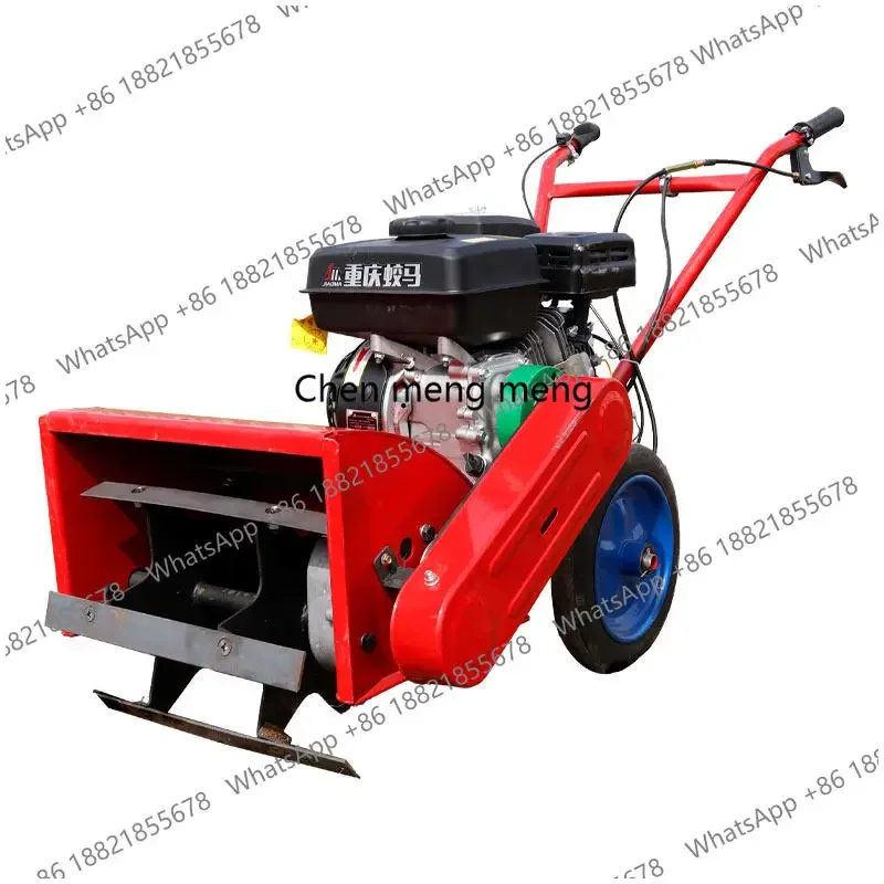 A61 Multifunctional lawn mower Small hand-pushed lawn mower Ditching micro-tillage rotary tiller Orchard