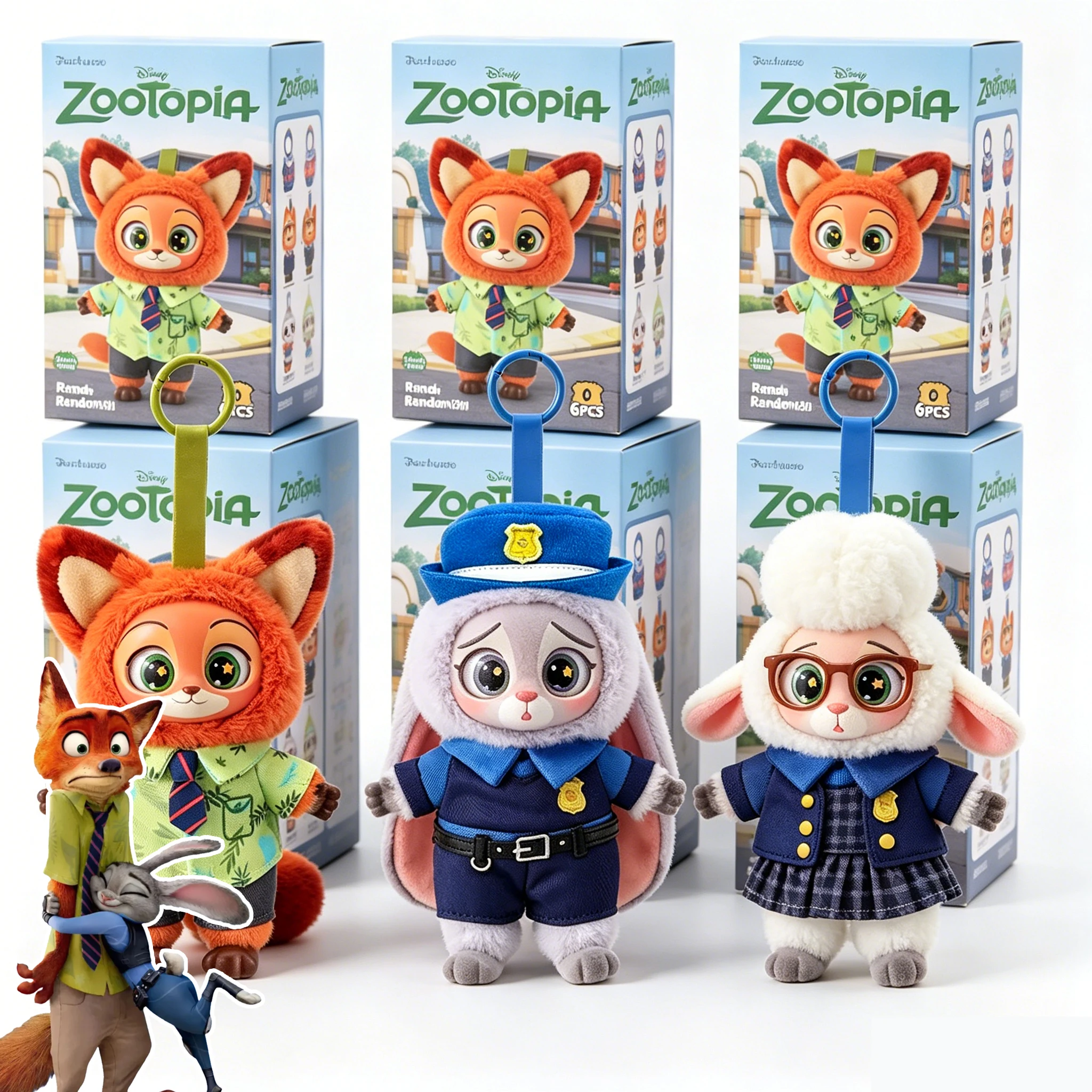 

New Zootopia Series Blind Box, High-value Trendy Pendant Figures, Surprise Blind Boxes, Perfect Birthday Gifts for Best Friends