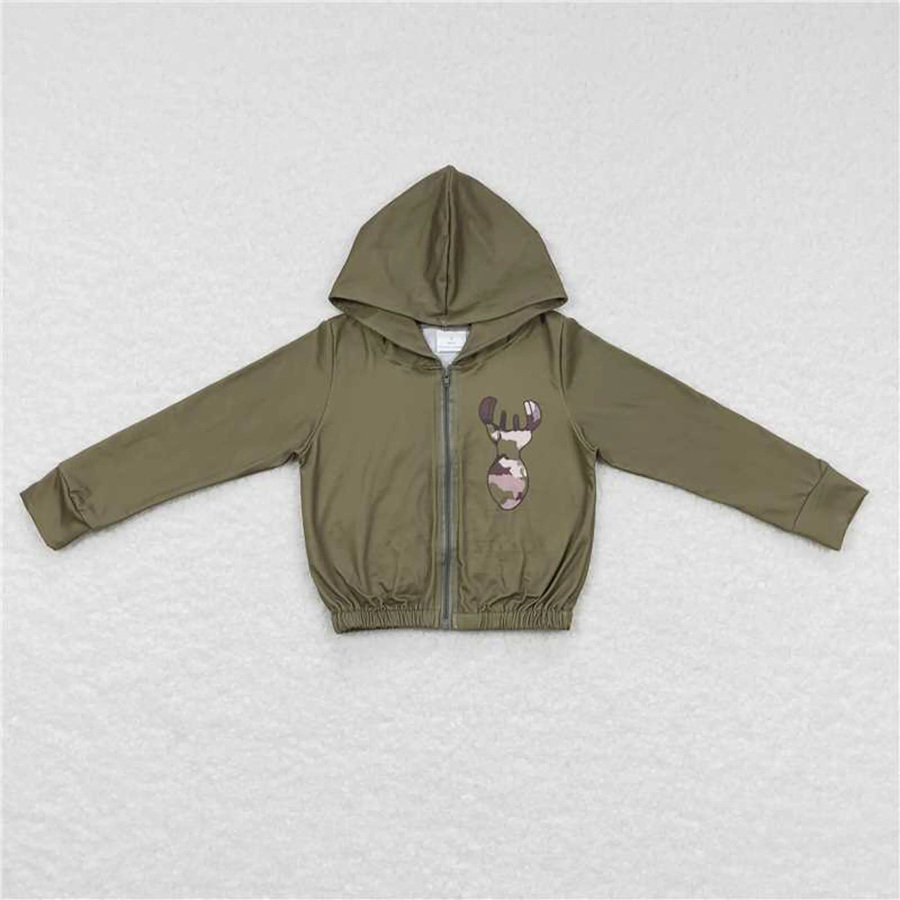 Wholesale Kids Baby Girl Sweatshirt Children Camo Deer Hooded Clothes Toddler Long Sleeves Hoodie Sportswear One Piece Shirt