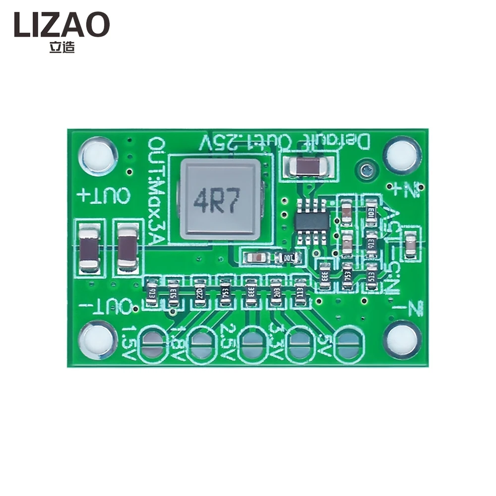LIZAO Adjustable DC-DC Step Down Power Module MP1495 5V-16V to 1.25V 3.3V 5V Universal Voltage Regulator Board