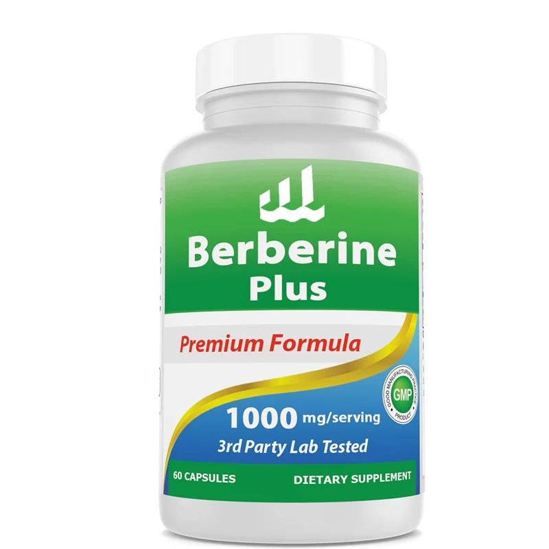 

Berberine Plus 60 capsules - containing erythromycin HCL, vitamin C, and zinc gluconate