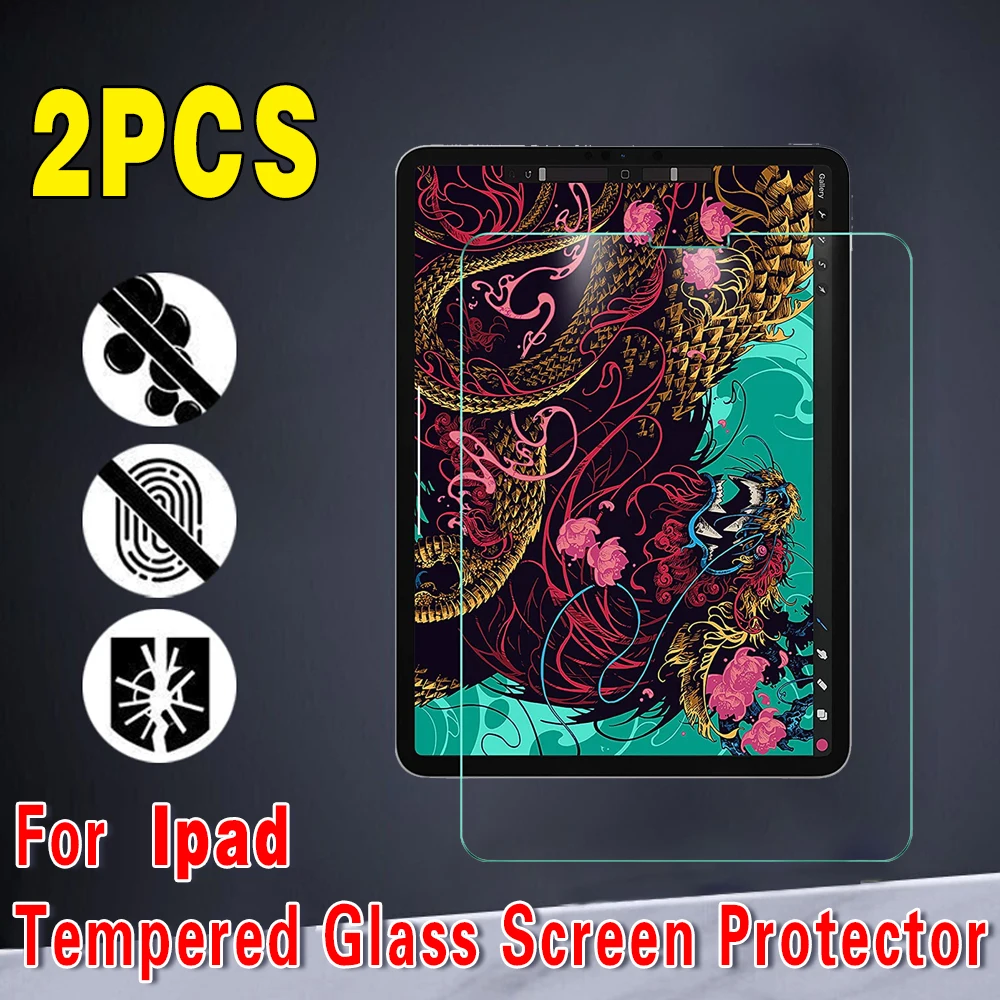 Gehard Glas Screen Protector Voor Ipad 10.2 9.7 10. 5 10.9 Pro 11 Nieuwe Ipad 10 9 8 7 6 5 Air 4 3 2 Mini Ipad 2020 2021 2022