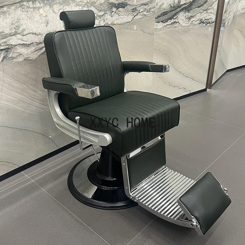 Professional Barbershop Luxury Barber Chair Swivel Barber Chair Perm Shave Comfort Cadeira De Barbeiro Beauty Furniture