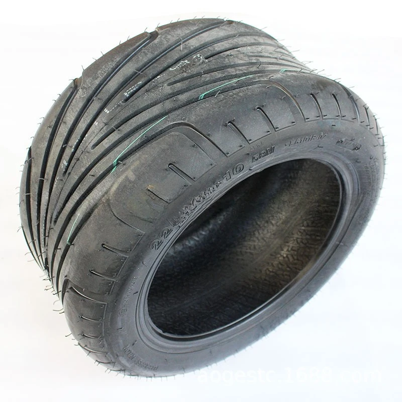 Suitable for new two-wheel  electric vehicle vacuum tires 225/40-10 inch striped tires, golf cart tires