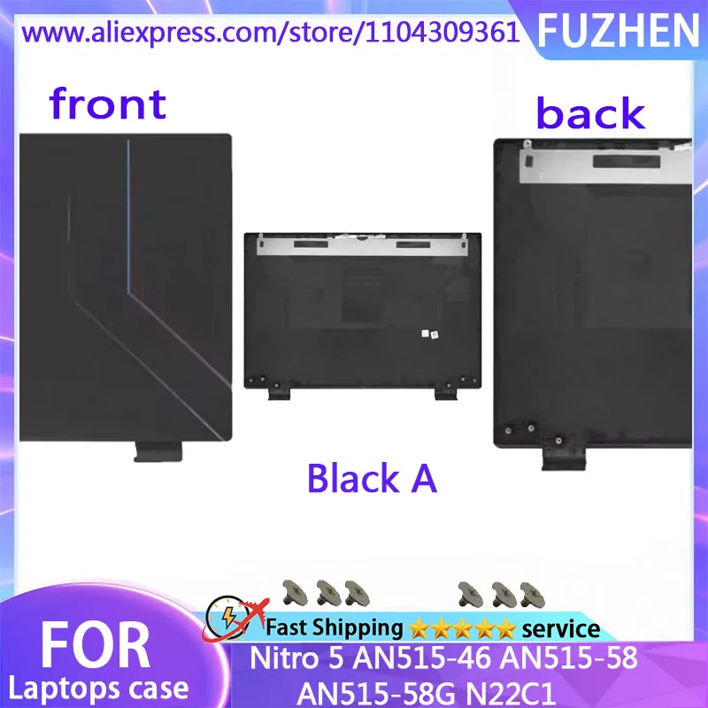 New For NITRO5 AN515-58G AN515-58 AN515-46 N22C1 Laptop LCD Rear Cover/Front Frame/Palm Pad Keyboard/Bottom Cover/hinge