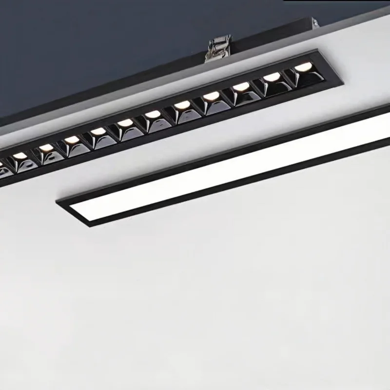 

LED Downlight Spotlight Recessed Rectangular 40W Office Living Room Bedroom Home Decoration COB Ceiling Light Indoor Lighting