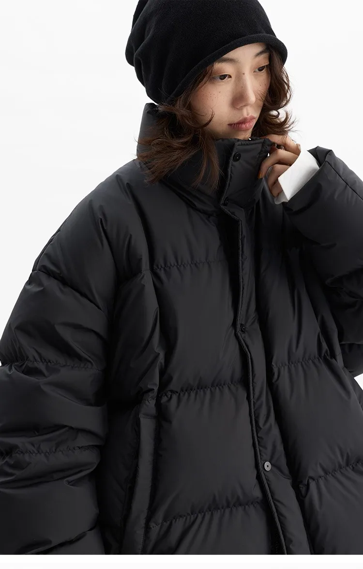 Women's Thickened Cocoon-Shaped Down Jacket, 90% Duck Down, Warm, Loose, Versatile Coat, New Winter 2026 Model