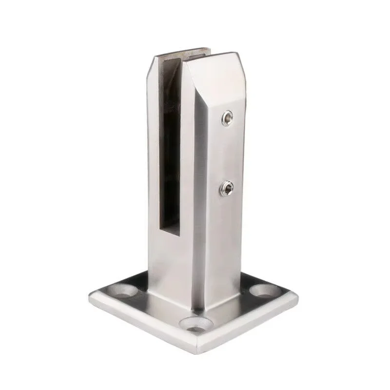 

ISURE MARINE 316 Stainless Steel Heavy Duty Glass Clamp Pool Fence Clip Floor Stand Fixed Fittings
