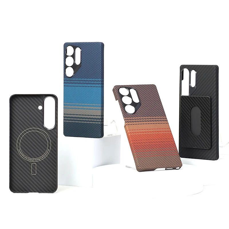 

НОВЫЙ чехол из углеродного арамидного волокна для Samsung Galaxy S25 S25 ultra Magsafe Anti-fall Carbon Fiber Slimv Design Cover S25 s25Plus