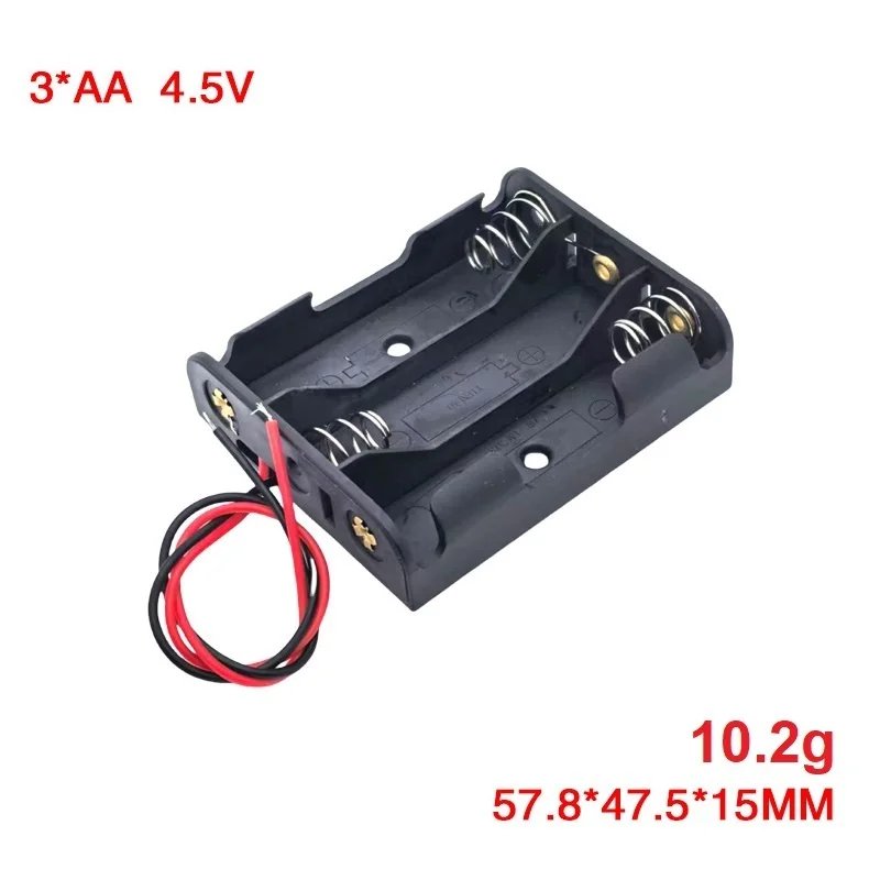 مجموعة واحدة 1 + 2 + 3 + 4 AA بطارية بلاستيكية صندوق تخزين البطارية قوس البطارية صناديق بطارية AA مع يؤدي