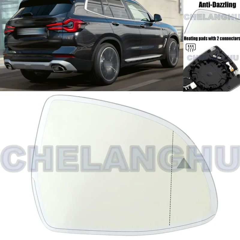 

For BMW X3 G08/G01 F25 X4 G02 X5 G05 X6 G06 X7 G07 2018 2019 2020 2021 2022 2023 Right Side Auto Dimming Rear Mirror Glass