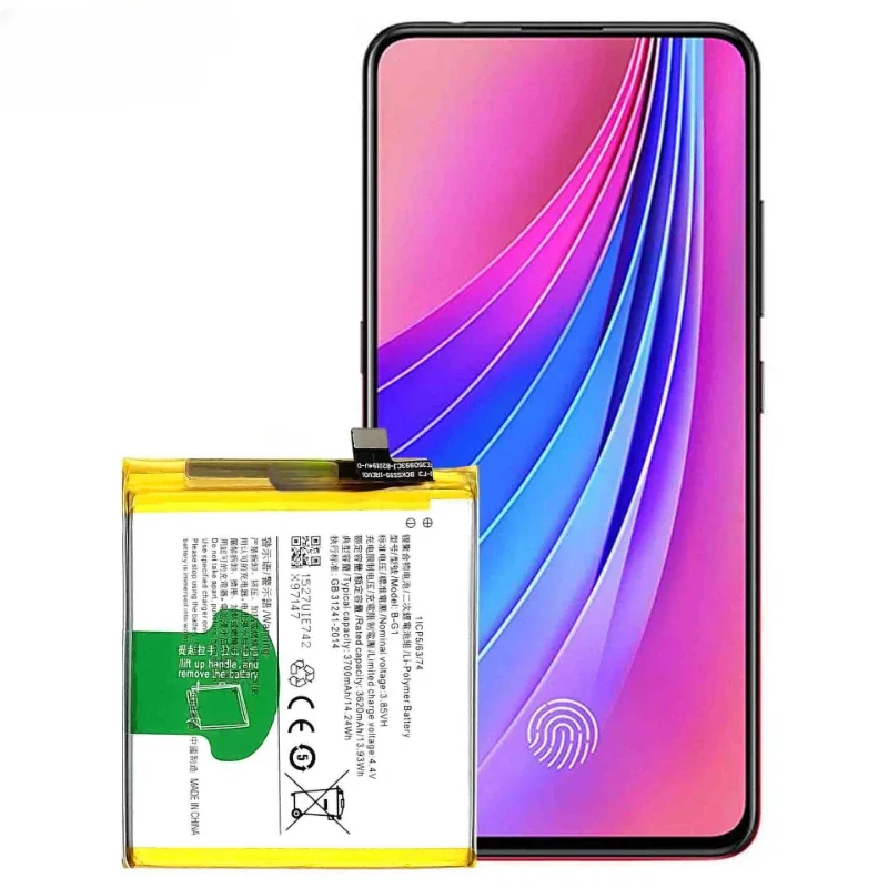 3700mAh B-G1 High Quality Replacement Battery for Vivo V15 Pro S1PRO Mobile Phone Battery B-G1 Built-in Lithium New Battery
