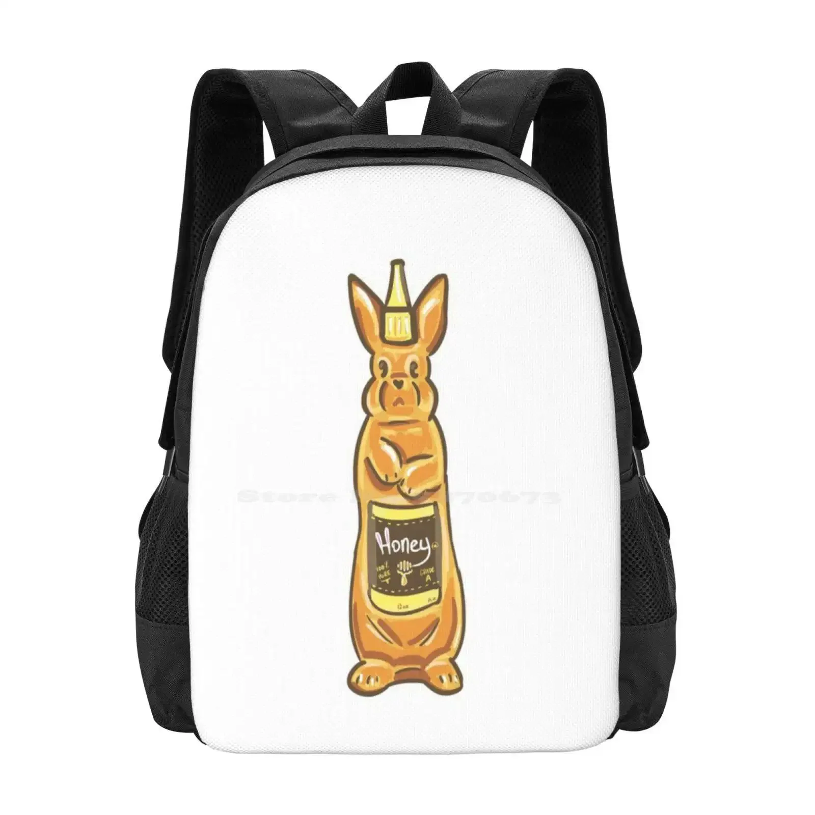 

Honey Bunny Hot Sale Schoolbag Backpack Fashion Bags Honey Bunny Rabbit Photoshop Pure Honey Cute