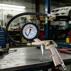 Tire Pressure Car Gun Tyre Monitor Gauge Tester Digital Gauges Automotive Tools Tool Air Meter Tires Workshop Manometer Repair