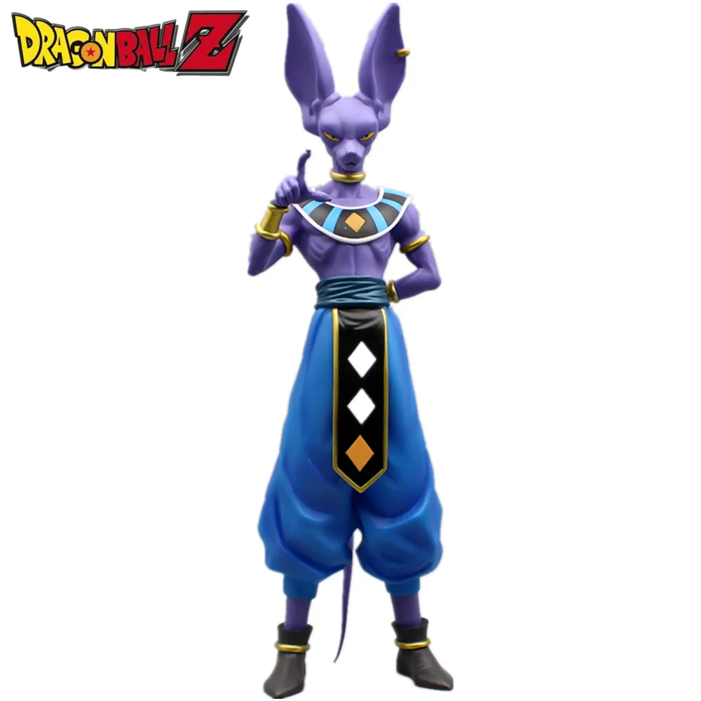 51cm Dragon Ball Z Beerus Vinyl Super Huge Anime Figures God Of Destruction Model Ornaments Decorative Toys Peripheral Gifts