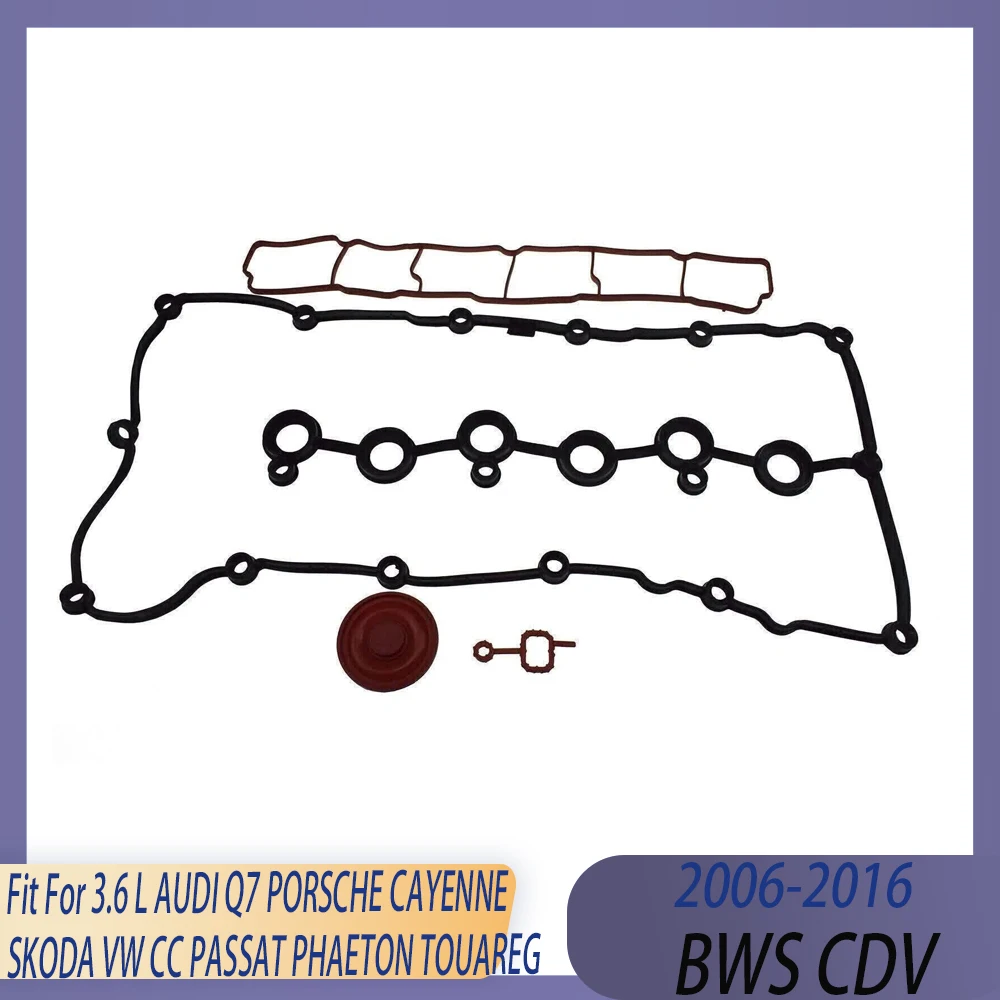 Engine Parts Valve Gasket Set Fit 3.6 L BWS CDV GAS 06-16 For AUDI Q7 PORSCHE CAYENNE SKODA SUPERB VW CC PASSAT PHAETON TOUAREG