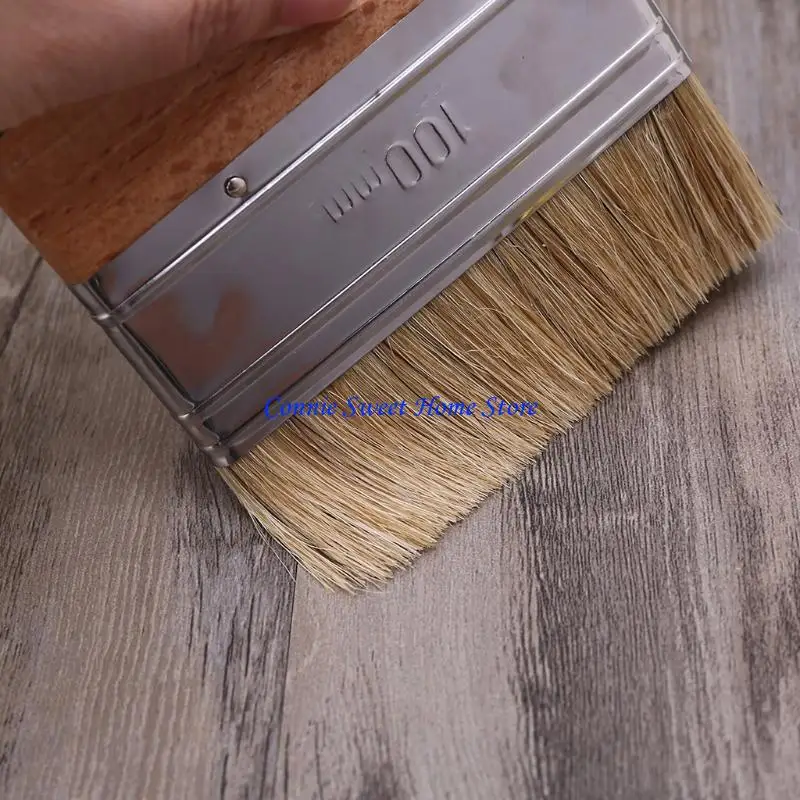 

LXAF Natural Bristh Brush Широкий плоский мел и восковая кисть кисти Diy рисовать восковое инструмент
