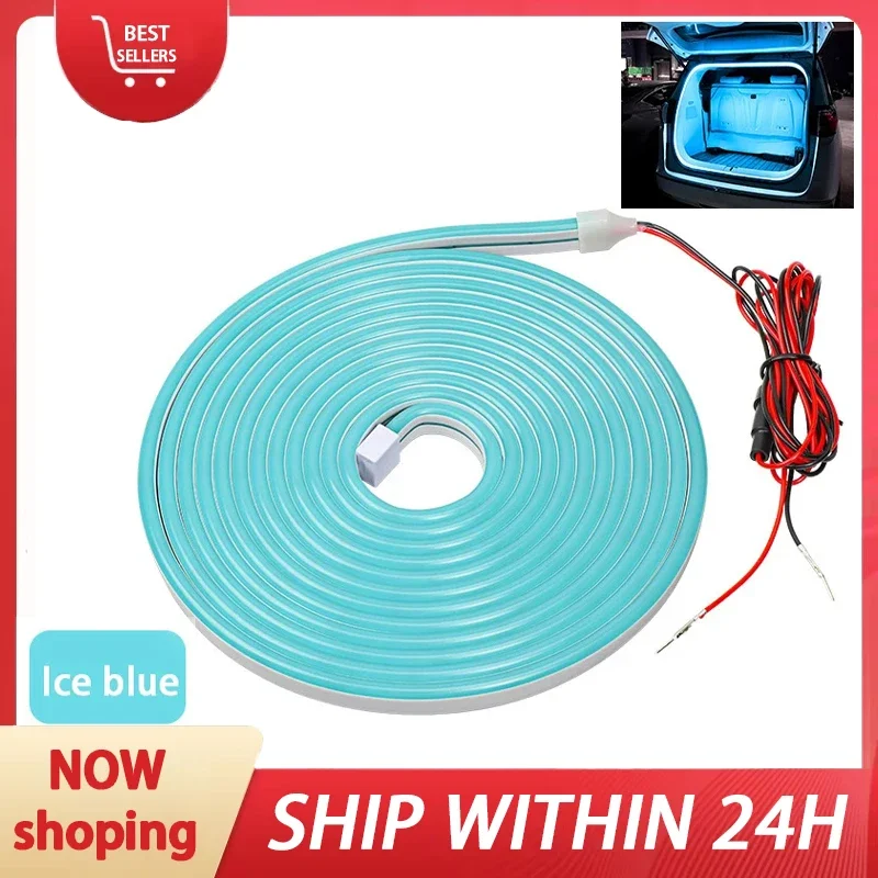 

New car trunk lighting modified SUV trunk ambient light automatic sensing LED outdoor camping light strip Accessories